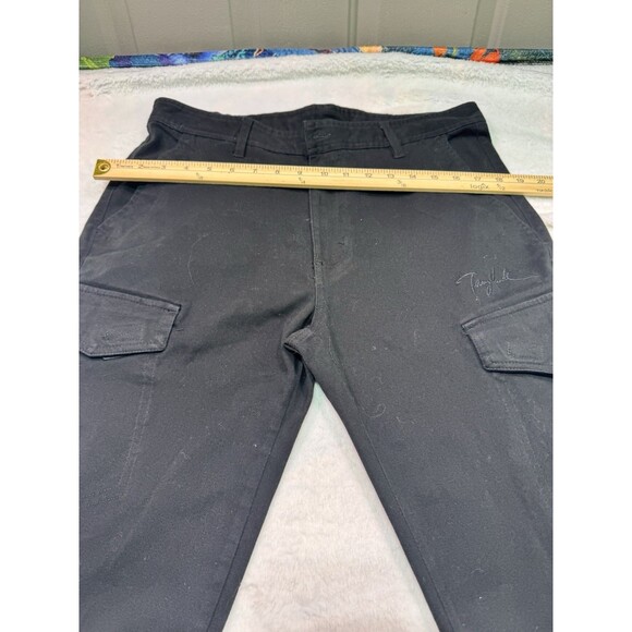Tony Hawk Cargo Pants Mens Black Flat Front Comfort Soft Fabric Seasonless 34x30 - Picture 7 of 15